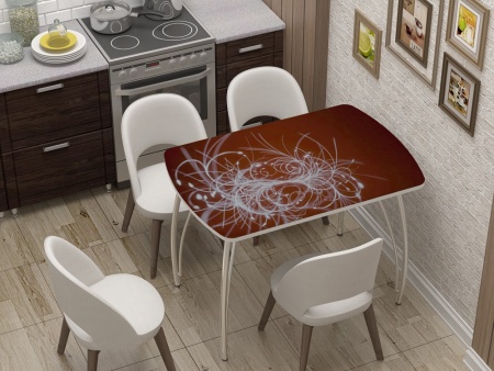 Стол Обеденный Бочонок Фотопечать (Ш-1100 х Г-700 х В-760 мм)/Разные Цвета