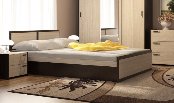 Кровать Венеция-1 с Подъемным Механизмом 1600 х 2000 мм/Венге