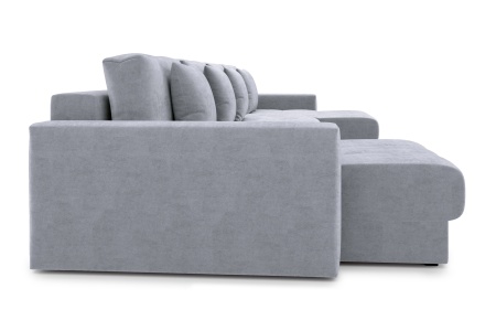 Диван п-образный тик-так Монарх М2О2 серый