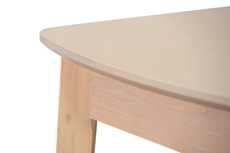 Стол раздвижной с овальной крышкой выбеленная береза