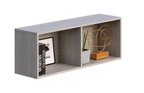 Антресоль-Полка Навесная Мийа-3 ПН-011/Ясень Шимо Светлый(Ш-1000 х В-362 х Г-269 мм)